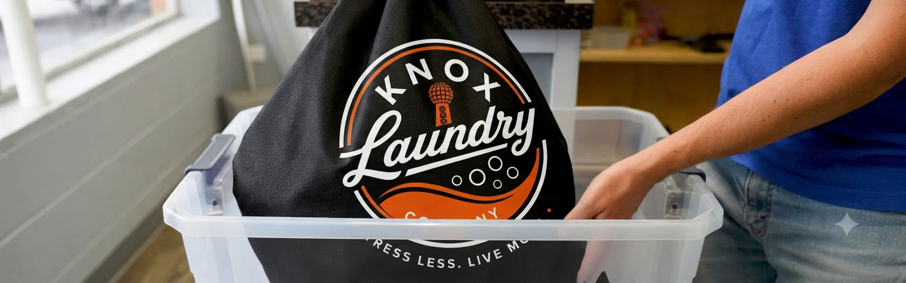 knox laundry on scale
