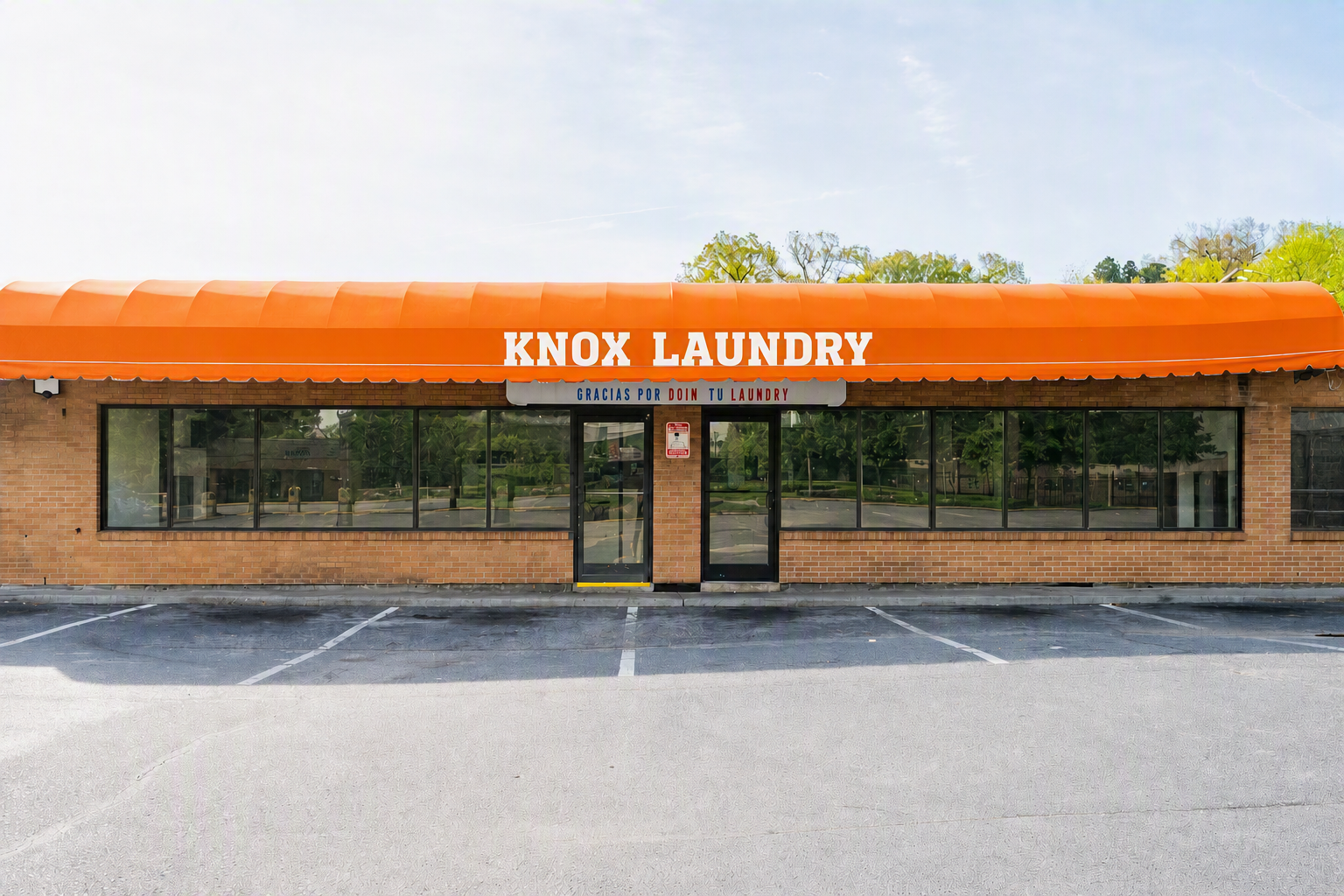 Knox Laundry Awningmockup